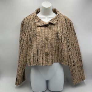 Pink and gold badgley mischka dress jacket